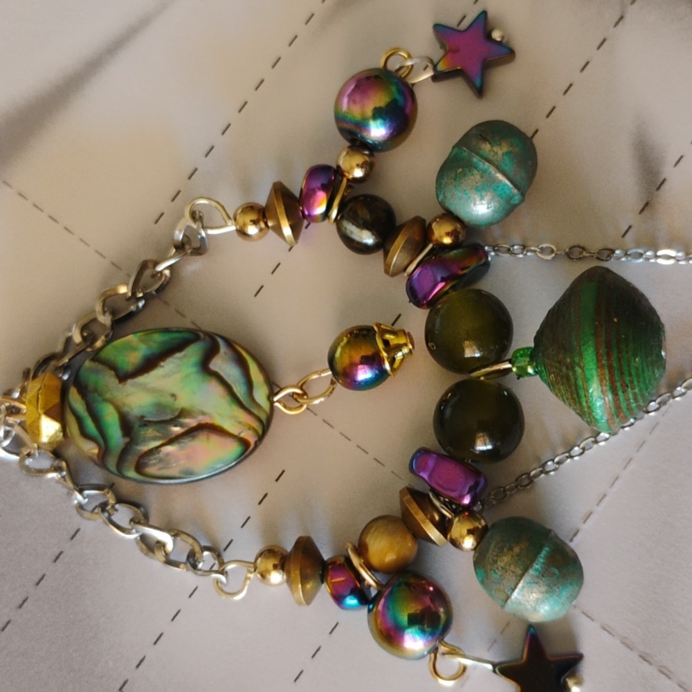 Boho Cosmic Style Stellar Statement Earrings With… - image 4